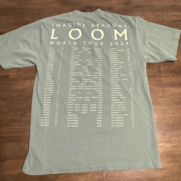 Imagine Dragons Loom World Tour 2024 Official Merch Concert T Shirt Adult Small - Picture 8 of 9